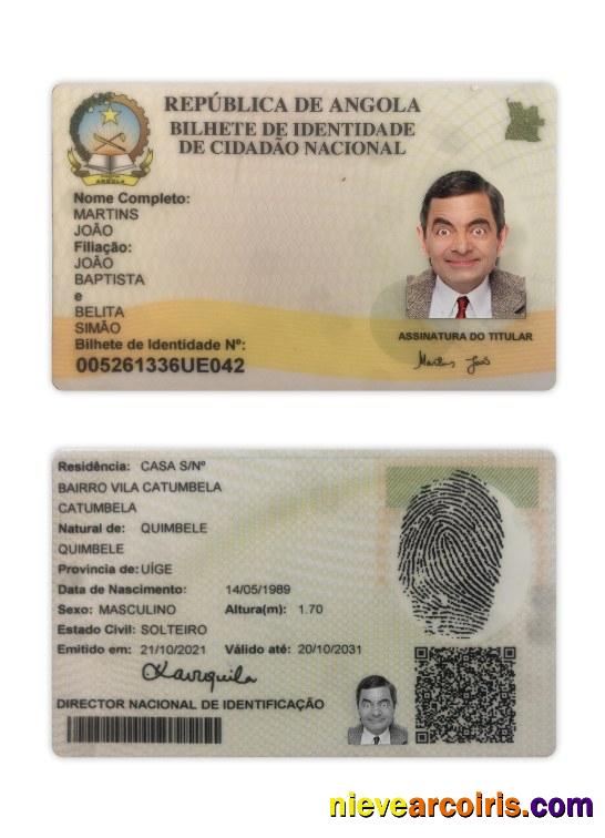 Angola ID card 2021-present